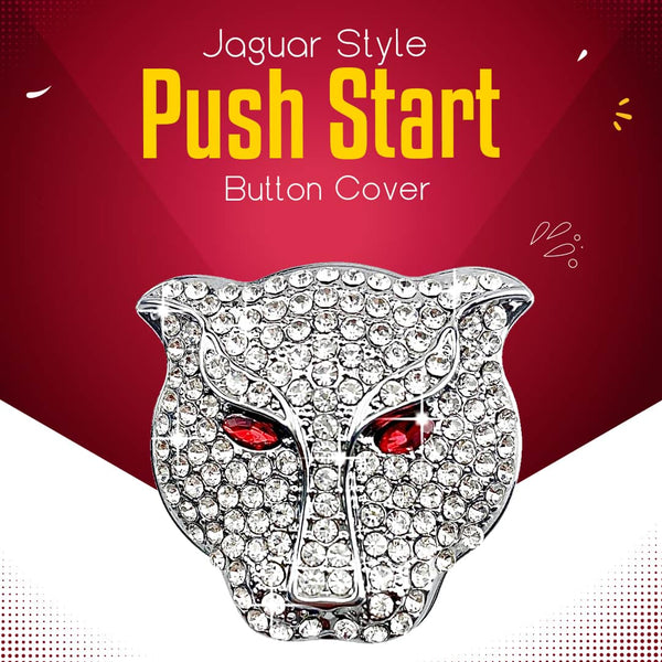 Jaguar Style Push Start Button Cover