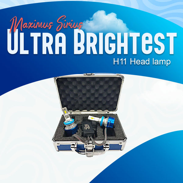 Maximus Sirius Ultra Brightest SMD - H11 Head lamp Replacement LED 85w