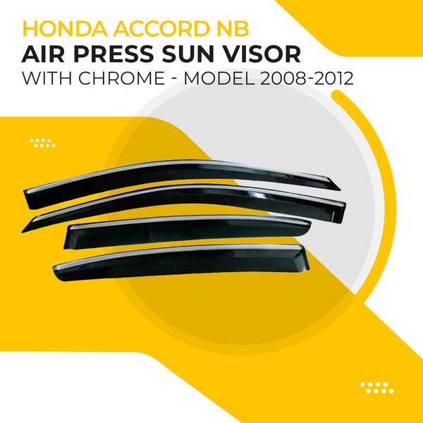 Honda Accord NB Air Press Sun Visor With Chrome - Model 2008-2012