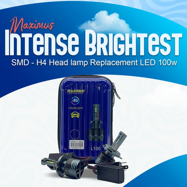 Maximus Intense Brightest SMD - H4 Head lamp Replacement LED 100w