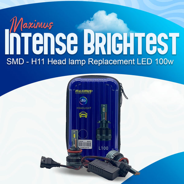 Maximus Intense Brightest SMD - H11 Head lamp Replacement LED 100w