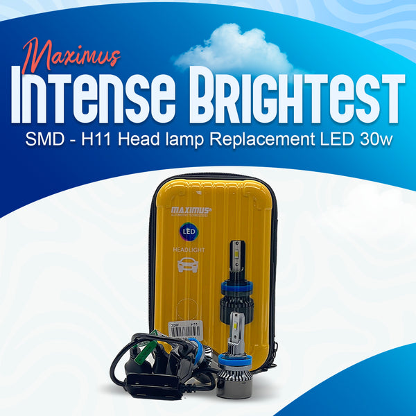 Maximus Intense Brightest SMD - H11 Head lamp Replacement LED 30w