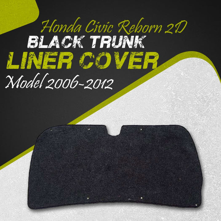Honda Civic Reborn 2D Black Trunk Liner Cover - Model 2006-2012