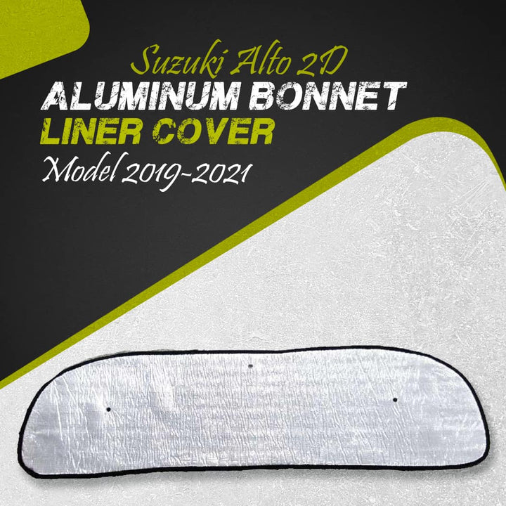 Suzuki Alto 2D Aluminum Bonnet Liner Cover - Model 2019-2021