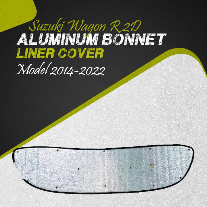 Suzuki Wagon R 2D Aluminum Bonnet Liner Cover - Model 2014-2022