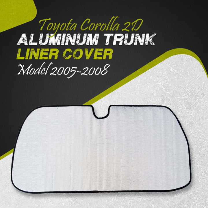 Toyota Corolla 2D Aluminum Trunk Liner Cover - Model 2005-2008
