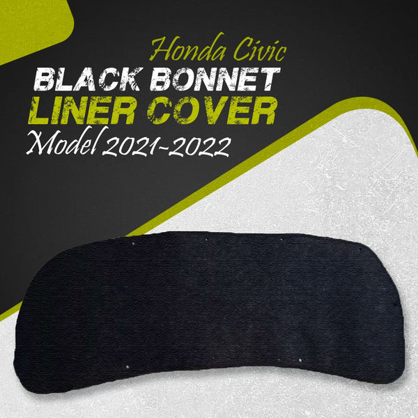 KIA Stonic 2D Black Bonnet Liner Cover - Model 2021-2022