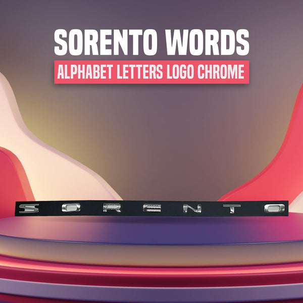 Sorento Words Alphabet Letters Logo Chrome