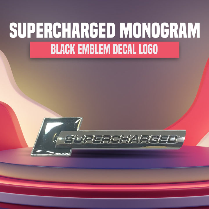 Supercharged Monogram Black Chrome