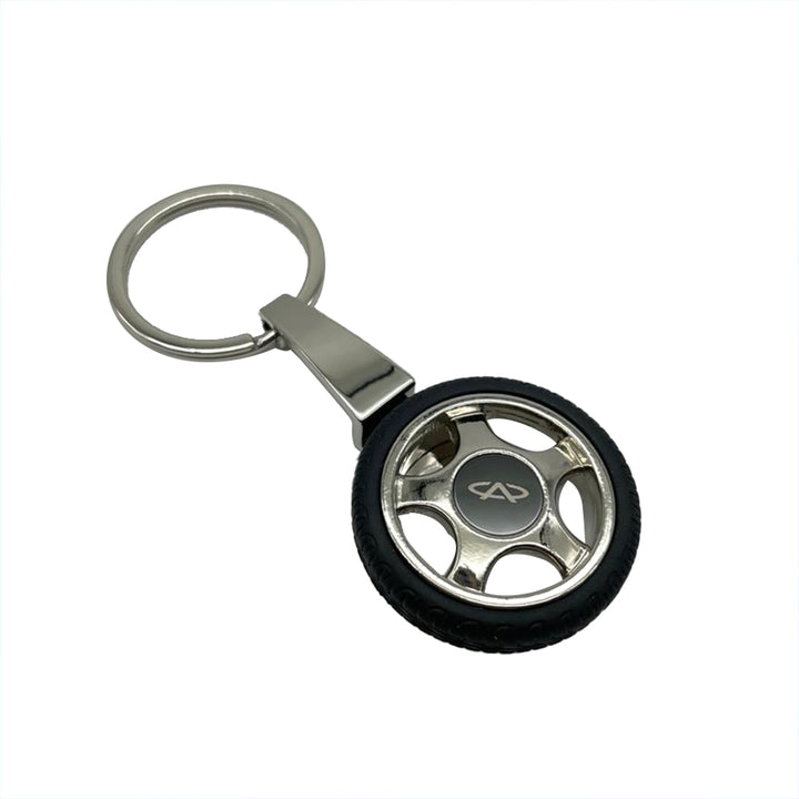 Cherry Logo Tire Tyre Keychain Keyring