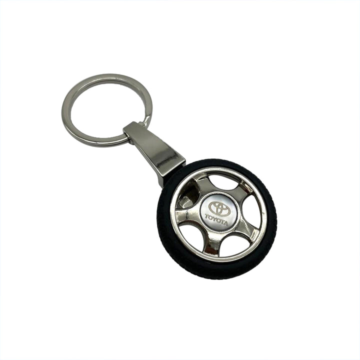 Toyota Logo Tire Tyre Keychain Keyring