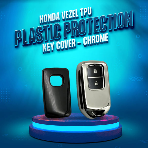 Honda Vezel TPU / Plastic Protection Key Cover - Chrome
