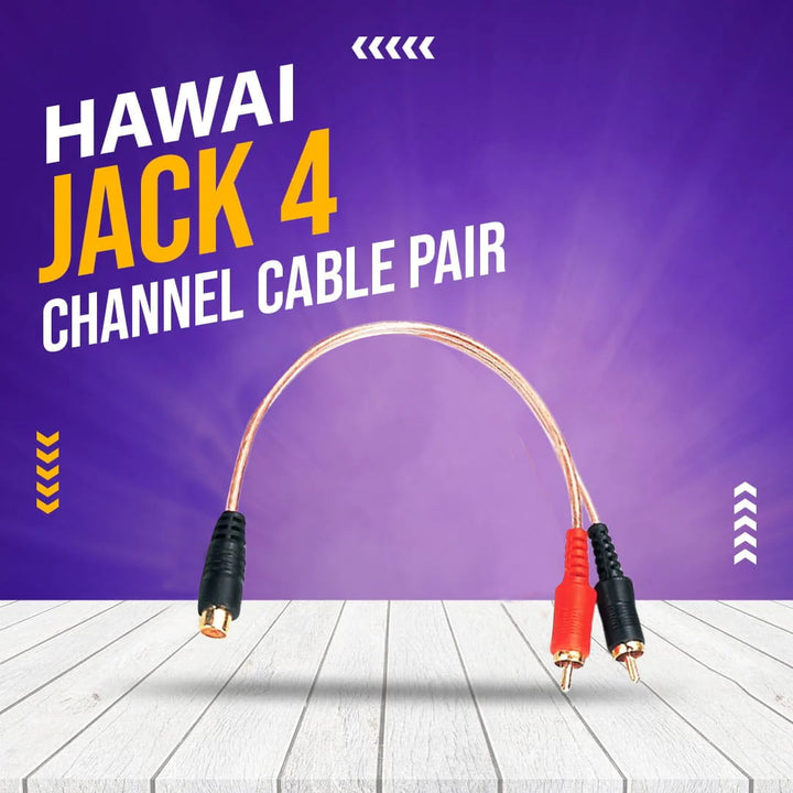 Hawai Jack 4 Channel Cable - Each