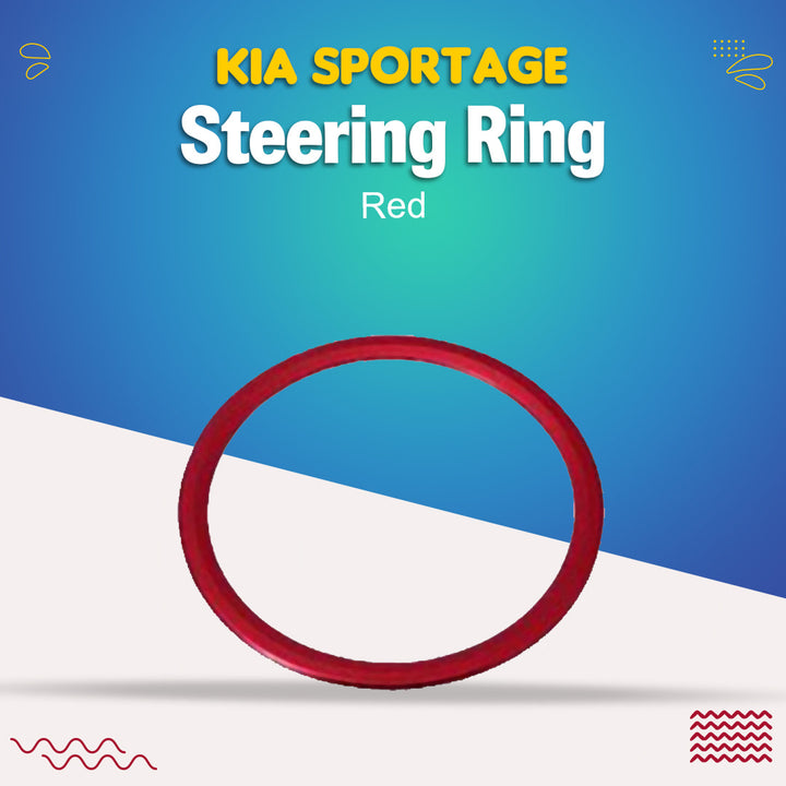 KIA Sportage Steering Ring Red- Model 2019-2020