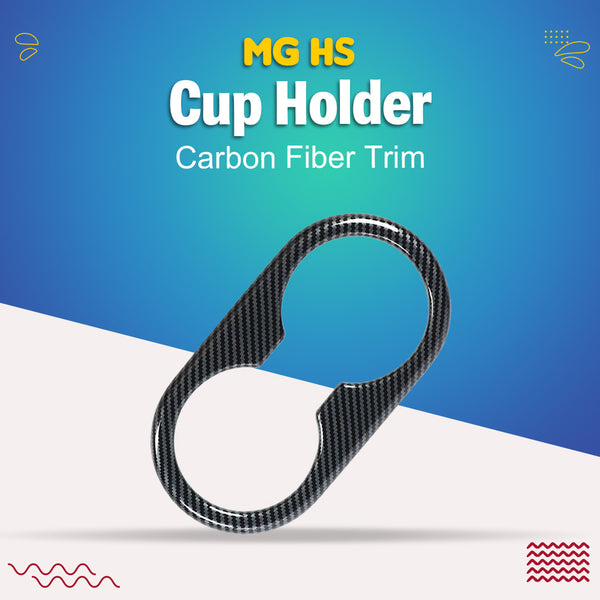 MG HS Cup Holder Carbon Fiber Trim - Model 2020-2021