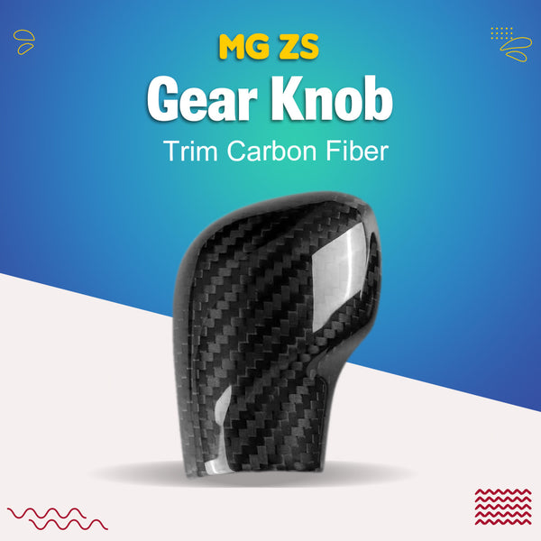 MG ZS Gear Knob Trim Carbon Fiber - Model 2021-2022