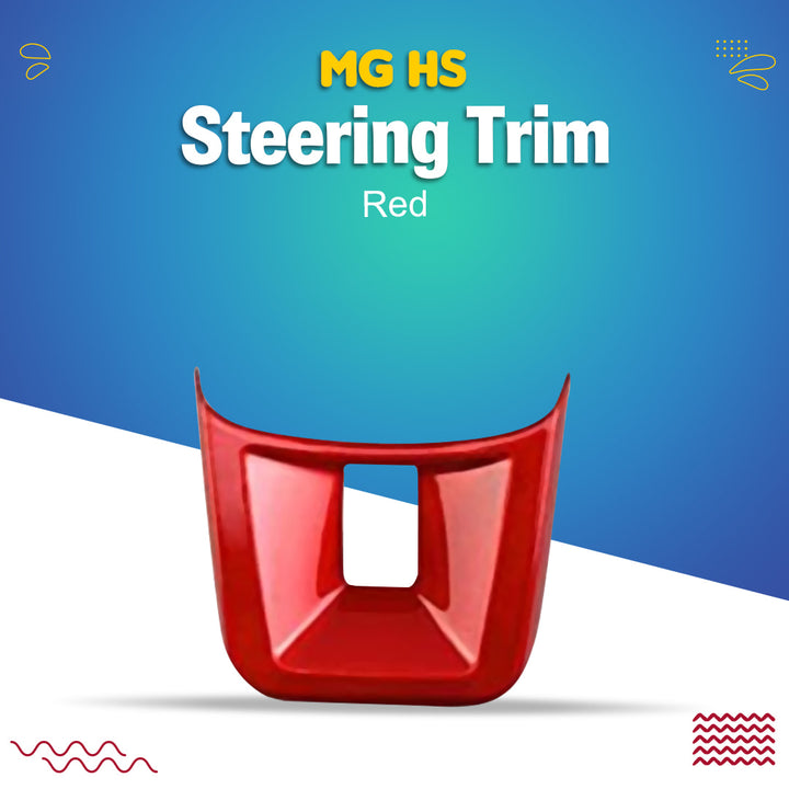 MG HS Steering Trim Red - Model 2020-2021