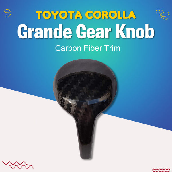 Toyota Corolla Grande Gear knob Carbon Fiber Trim - Model 2017-2021