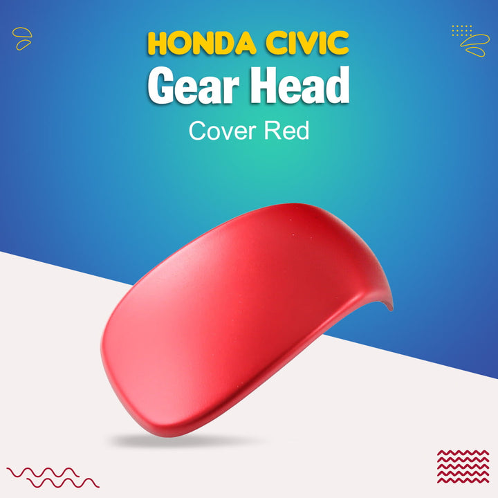 Honda Civic Gear Head Cover Red - Model 2022-2023