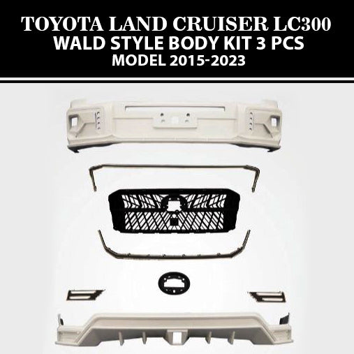 Toyota Land Cruiser LC300 Wald Style Body Kit 3 PCS - Model 2015-2023