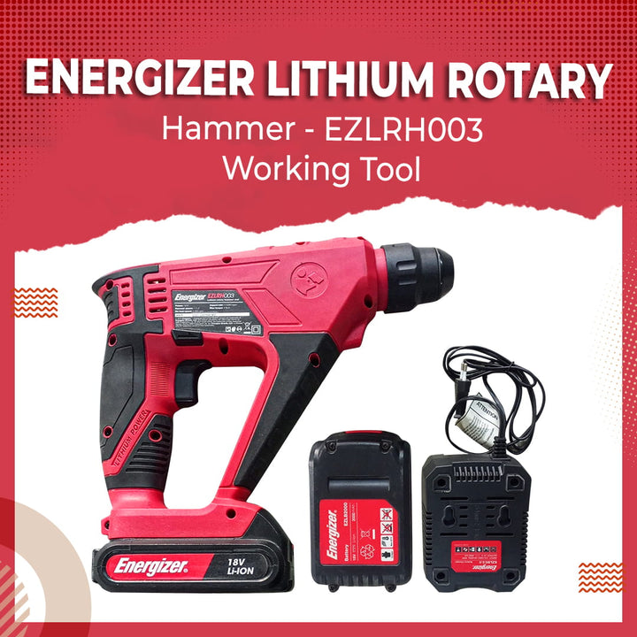 Energizer Lithium Rotary Hammer - EZLRH003