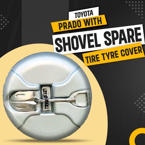 Toyota Prado With Shovel Spare Tire Tyre Cover - Model 2002-2009