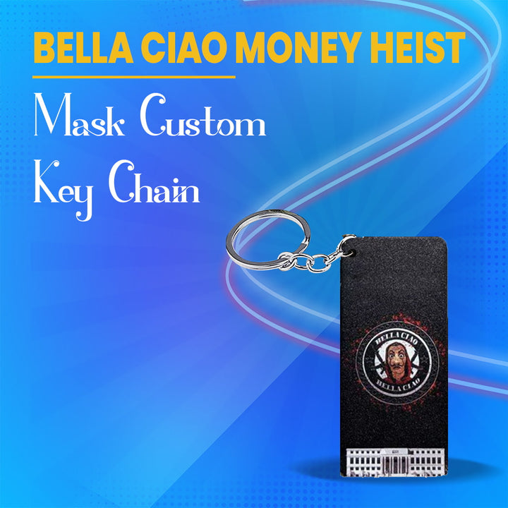 Bella Ciao Money Heist (La casa de papel) Mask Custom Key Chain