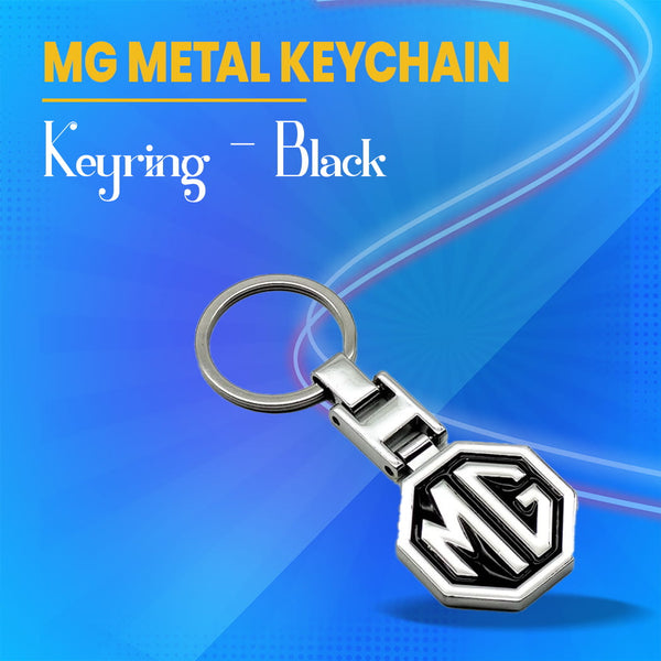 MG Metal Keychain Keyring - Black