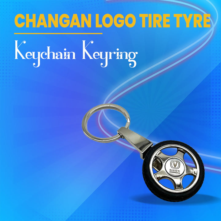 Changan Logo Tire Tyre Keychain Keyring