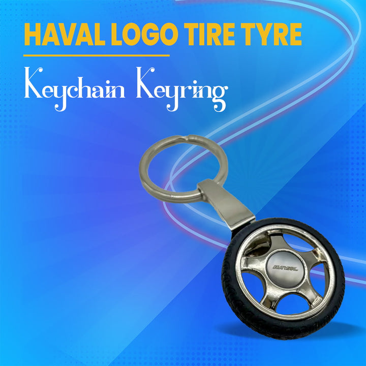Haval Logo Tire Tyre Keychain Keyring