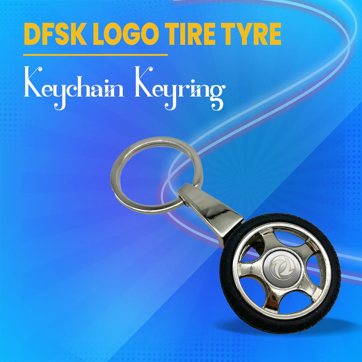 DFSK Logo Tire Tyre Keychain Keyring