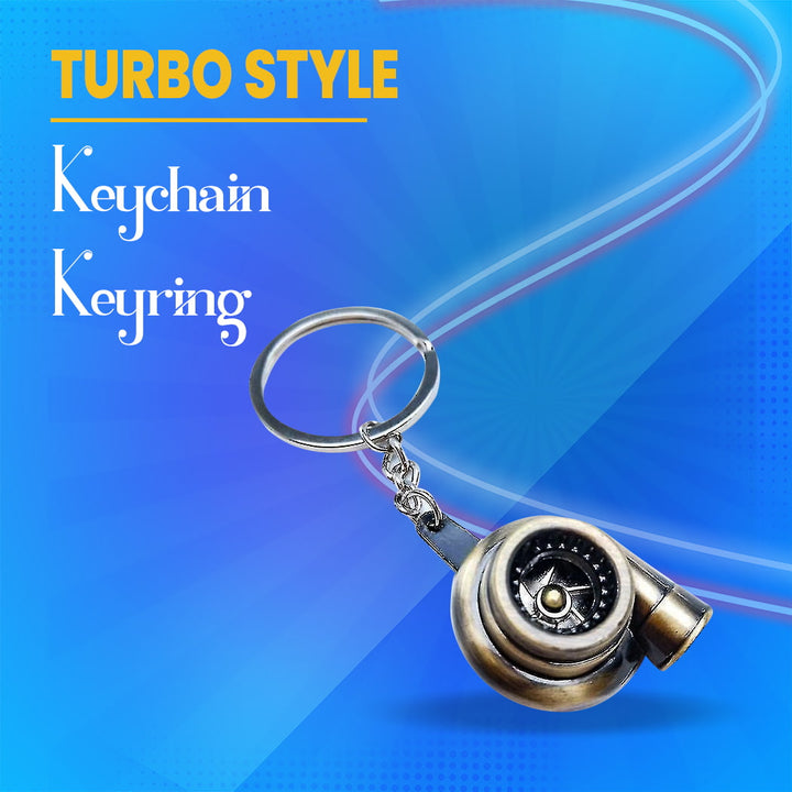 Turbo Style Keychain Keyring