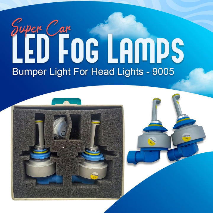 Super Car LED Fog Lamps Bumper Light For Head Lights  - 9005