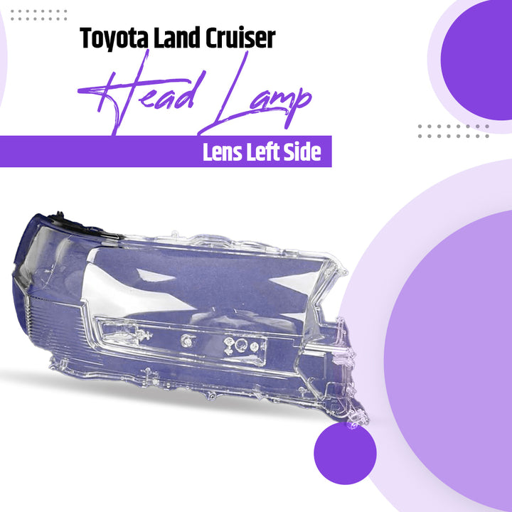 Toyota Land Cruiser Headlamp Lens Left Side - Model 2015-2023