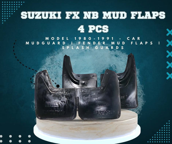 Suzuki FX NB Mud Flaps 4 Pcs - Model 1980-1991