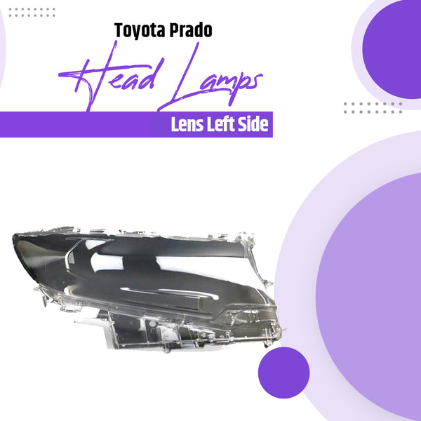 Toyota Prado Headlamp Lens Left Side - Model 2018-2022