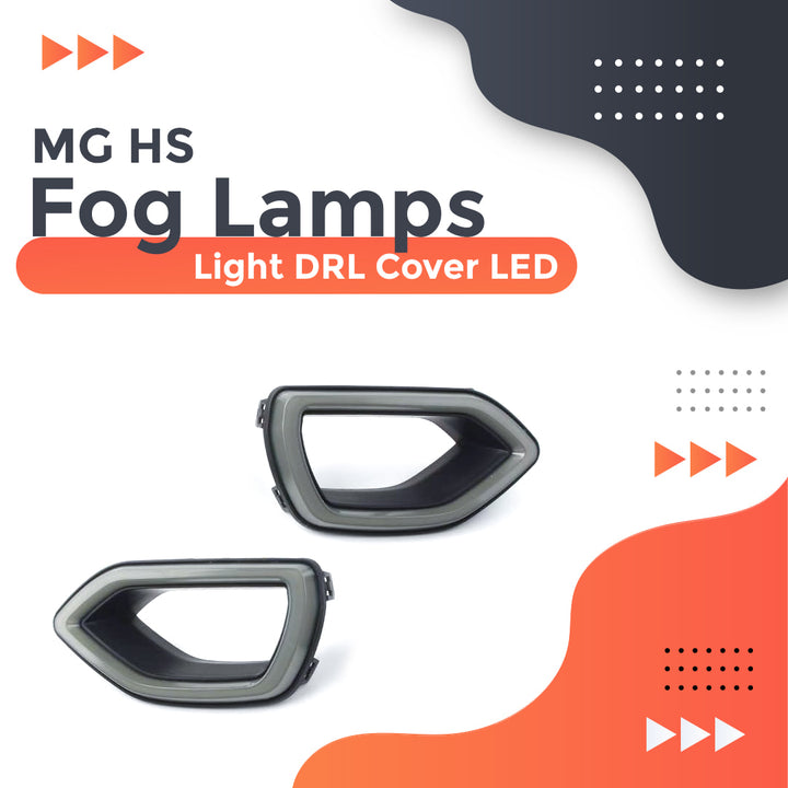 MG HS Fog Lamps Light DRL Cover LED - Model 2020-2021
