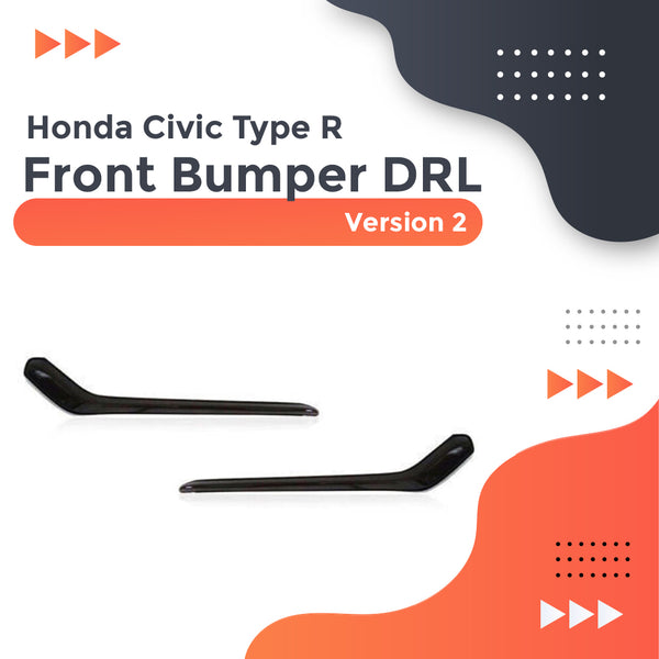 Honda Civic Type R Version 2 Front Bumper DRL - Model 2016-2021