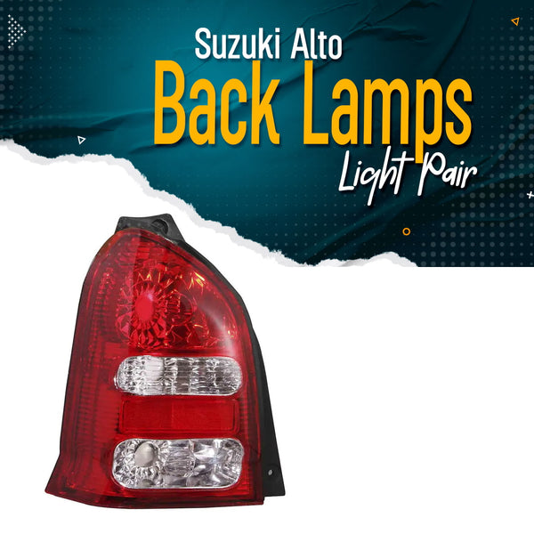 Suzuki Alto Back Lamps Light Pair - Model 2009-2014