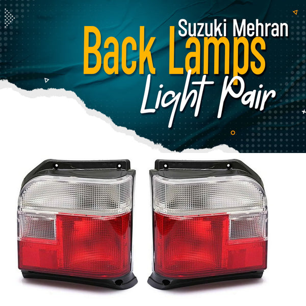 Suzuki Mehran Back Lamps Light Pair - Model 2012-2019