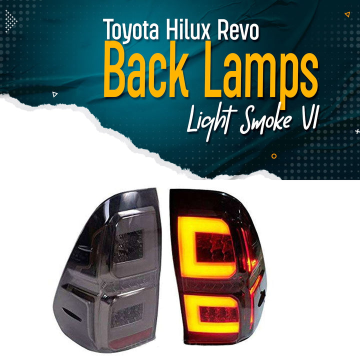 Toyota Hilux Revo/Rocco Back Lamps Light Smoke V1