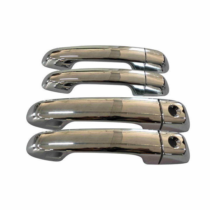 Toyota Land Cruiser Electroplated Chrome Handle Covers With ZX 4 Sensor - Model 2015-2021