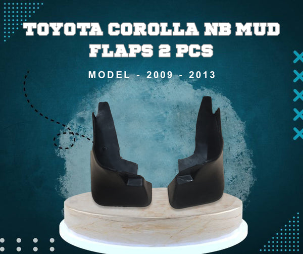 Toyota Corolla NB Mud Flaps 2 Pcs - Model - 2009 - 2013