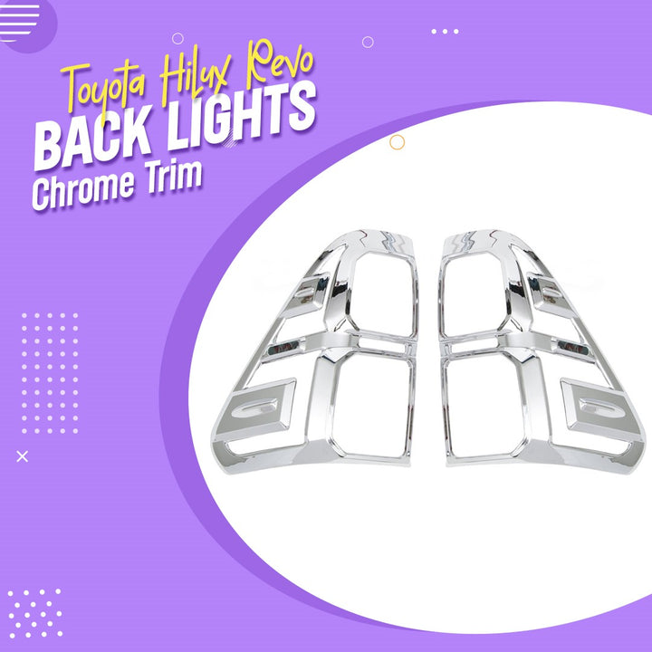 Toyota Hilux Revo/Rocco Back lights Chrome Trim