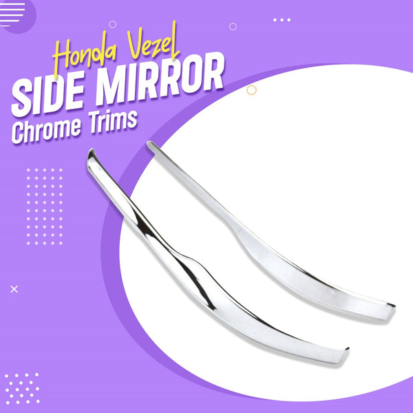 Honda Vezel Side Mirror Chrome Trims - Model 2013-2021