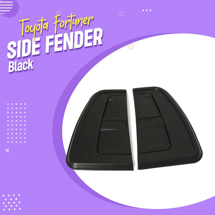 Toyota Fortuner Side Fender Black - Model 2016-2021