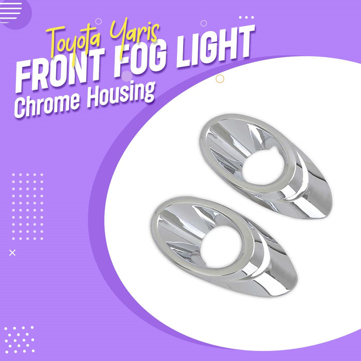 Toyota Yaris Front Fog Light Chrome Housing - Model 2020-2021
