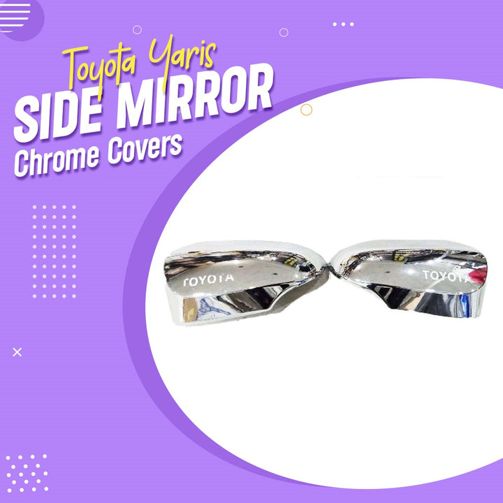 Toyota Yaris Side Mirror Chrome Covers - Model 2020-2021