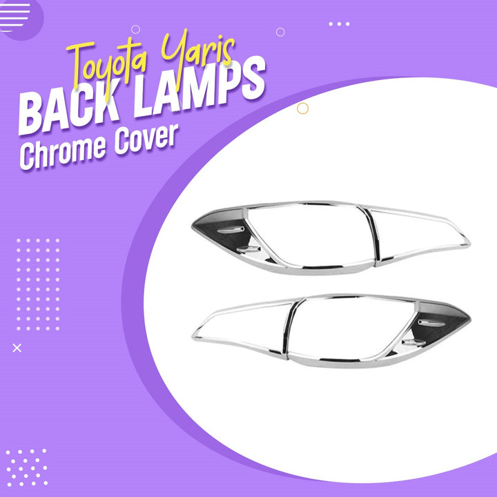 Toyota Yaris Back Lamps Chrome Cover - Model 2020-2021