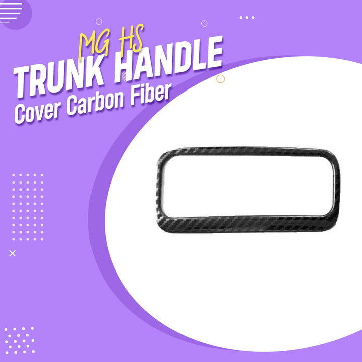 MG HS Trunk Handle Cover Carbon Fiber- Model 2020-2021